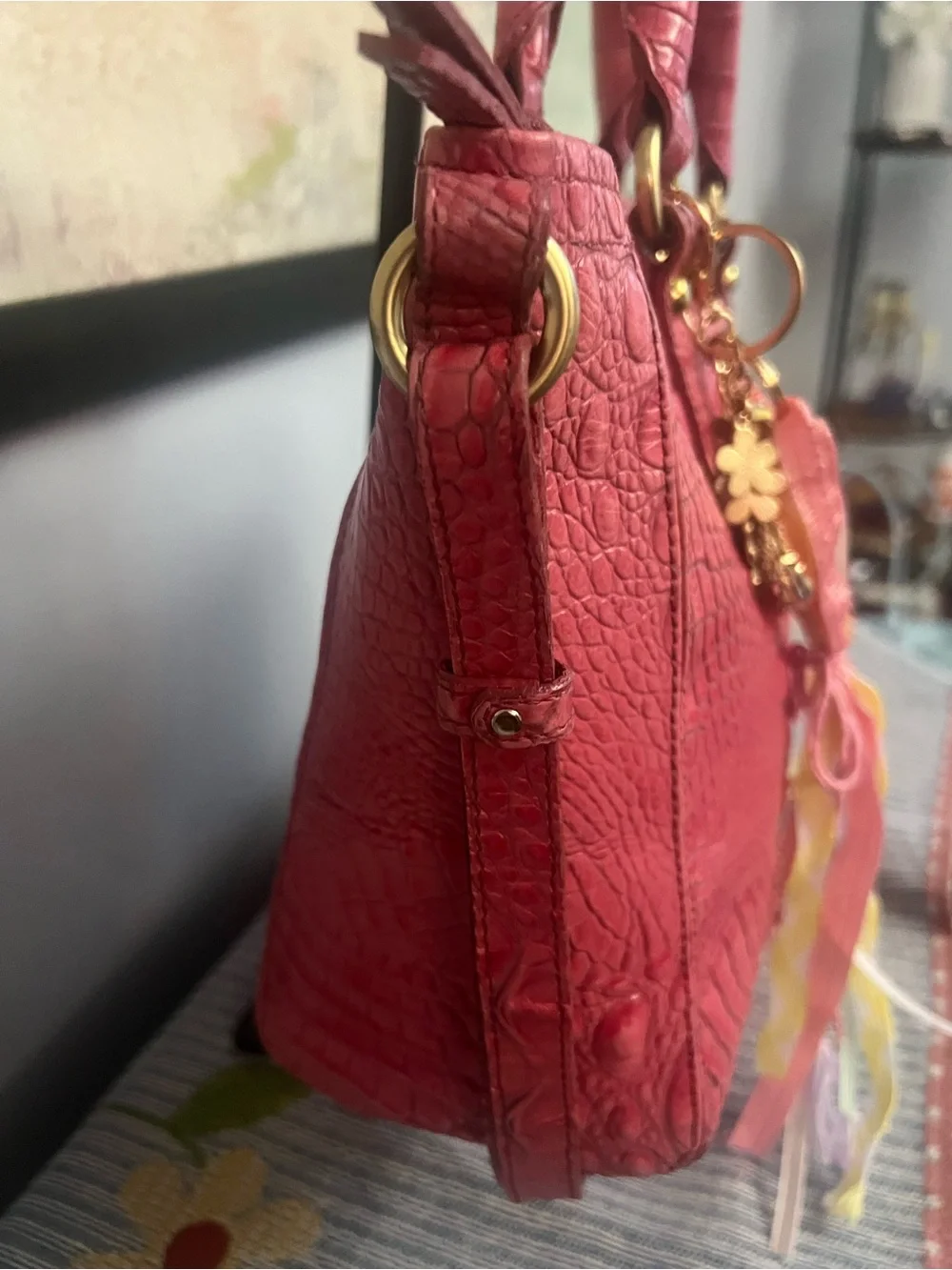 Brahmin Mini Asher Small Tote in Pink